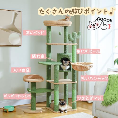 Amazon.co.jp: PETEPELA（ペテペラ）: キャットタワー かわいい